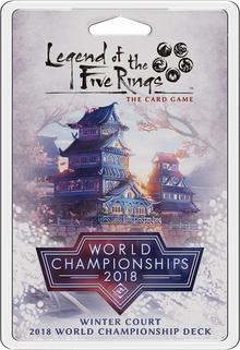 Legend of the Five Rings: The Card Game – Winter Court – 2018 World Championship Deck