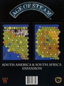 Age of Steam Expansion: South America / South Africa