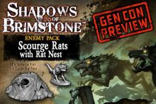 Shadows of Brimstone: Scourge Rats / Rats Nest Enemy Pack