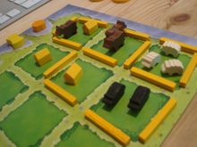 Agricola: Yellow player pieces