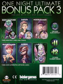 One Night Ultimate Werewolf: Bonus Pack 3