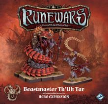 Runewars Miniatures Game: Beastmaster Th'Uk Tar – Hero Expansion