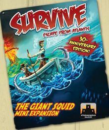Survive: Escape from Atlantis! The Giant Squid Mini Expansion