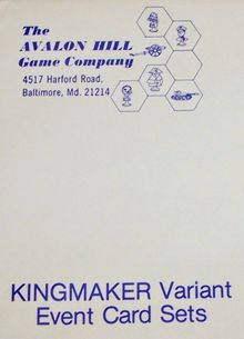 Kingmaker Variant Event Cards
