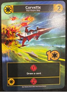 Star Realms: Corvette Promo Card 10th Anniversary
