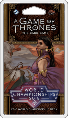A Game of Thrones: The Card Game (Second Edition) – 2018 World Championship Deck