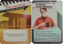 Pandemic: Gen Con 2016 Promos – Z-Force Team Member/Game Convention