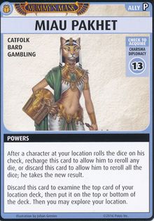 Pathfinder Adventure Card Game: Mummy's Mask  "Miau Pakhet" Promo Card |  Compare Board Game Prices | Board Game Oracle