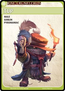 Pathfinder Adventure Card Game: Rise of the Runelords – "Tup" Promo Character Card Set