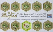 The Castles of Burgundy: 5th Expansion – Pleasure Garden