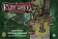 Runewars Miniatures Game: Latari Elves Infantry Command – Unit Upgrade Expansion