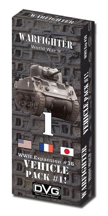 Warfighter: WWII Expansion #36 – Vehicle Pack #1