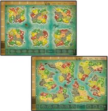 Heroes of Land, Air & Sea: Two Worlds Game Board Mat