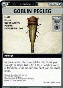 Pathfinder Adventure Card Game: Skull & Shackles – "Goblin Pegleg" Promo Card