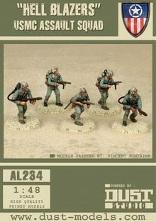 Dust Tactics: USMC Assault Squad – "Hell Blazers"