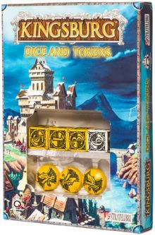 Kingsburg: Dice and Tokens (Yellow)
