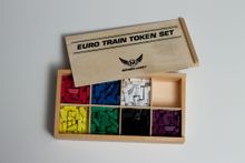 Miscellaneous: Premium Wooden Train Token Set