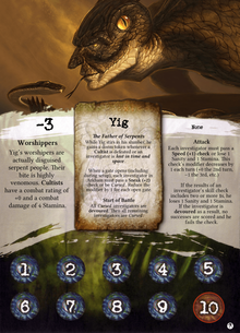 Arkham Horror: Yig Promo Card