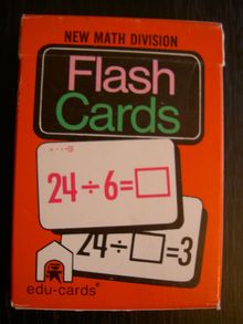 Division Flash Cards