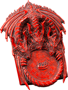 A Game of Thrones: The Card Game – House Targaryen Resin Card