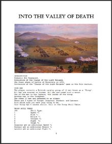 Into the Valley of Death