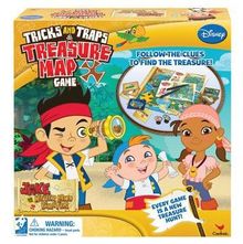 Jake and the Neverland Pirates Tricks and Traps Treasure Map Game