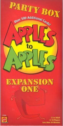 Apples to Apples Party Box Expansion ONE