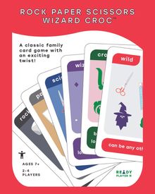 Rock Paper Scissors Wizard Croc