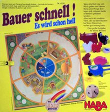 Bauer schnell! Es wird schon hell
