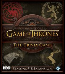 Game of Thrones Trivia Game: Seasons 5-8 Expansion