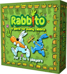 Rabbito: A Game for Pushy Rabbits for 2-4 Players