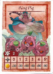 Shinobi WAT-AAH!: King Pig promo card