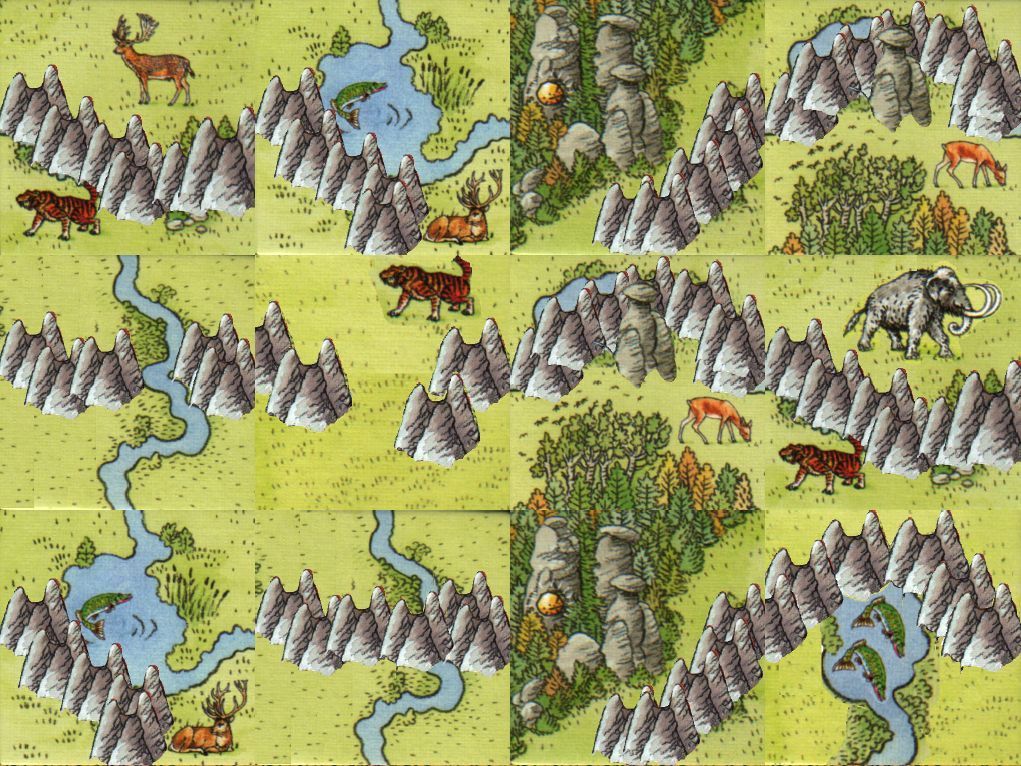 Die Steinmauer (fan expansion for Carcassonne: Die Jäger und Sammler)