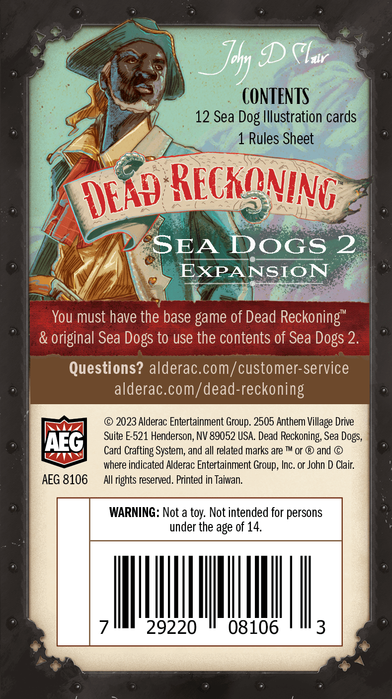 Dead Reckoning Sea Dogs Expansion 2 Compare Board Game Prices