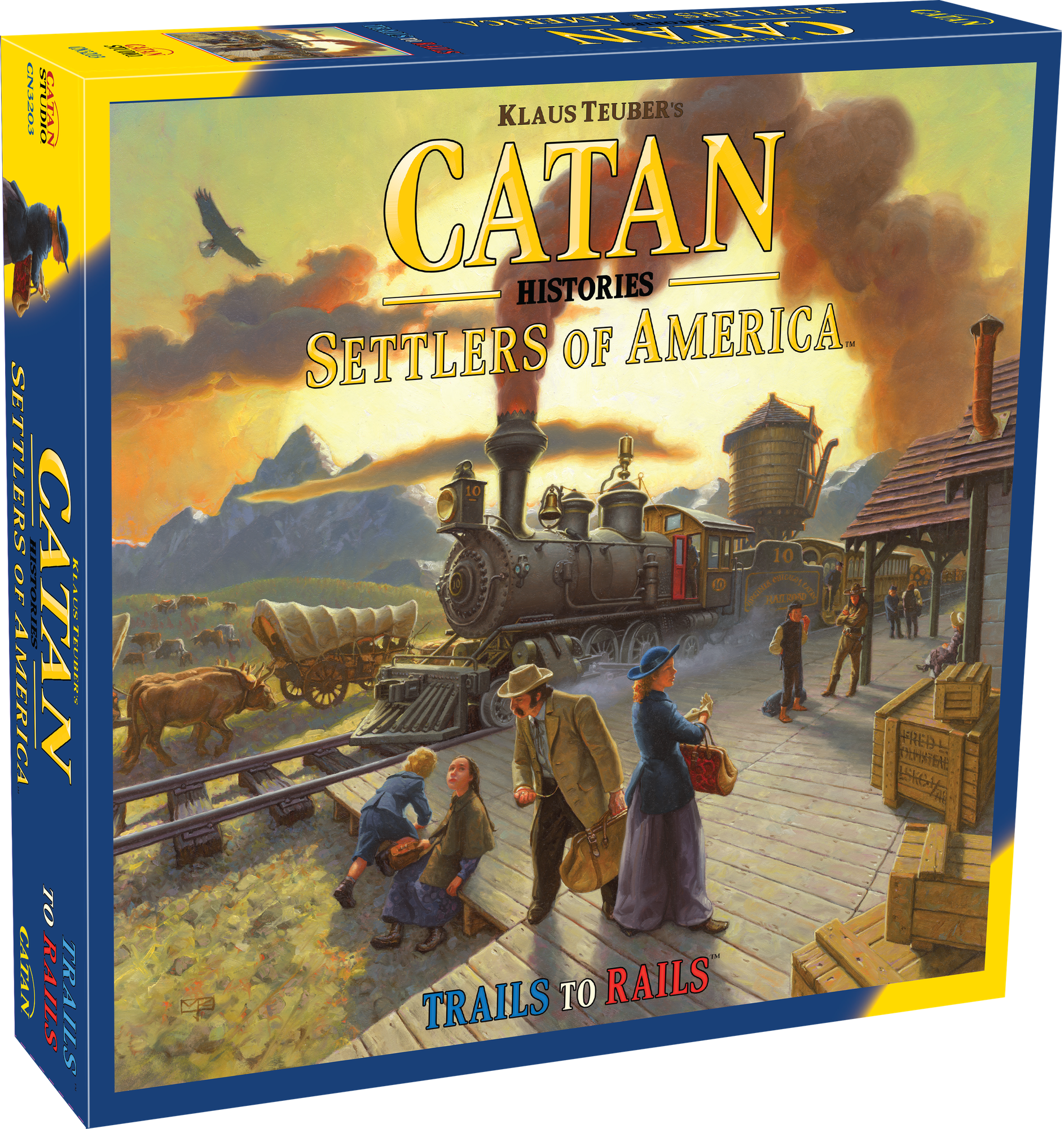 Catan Histories: Settlers of America – Trails to Rails
