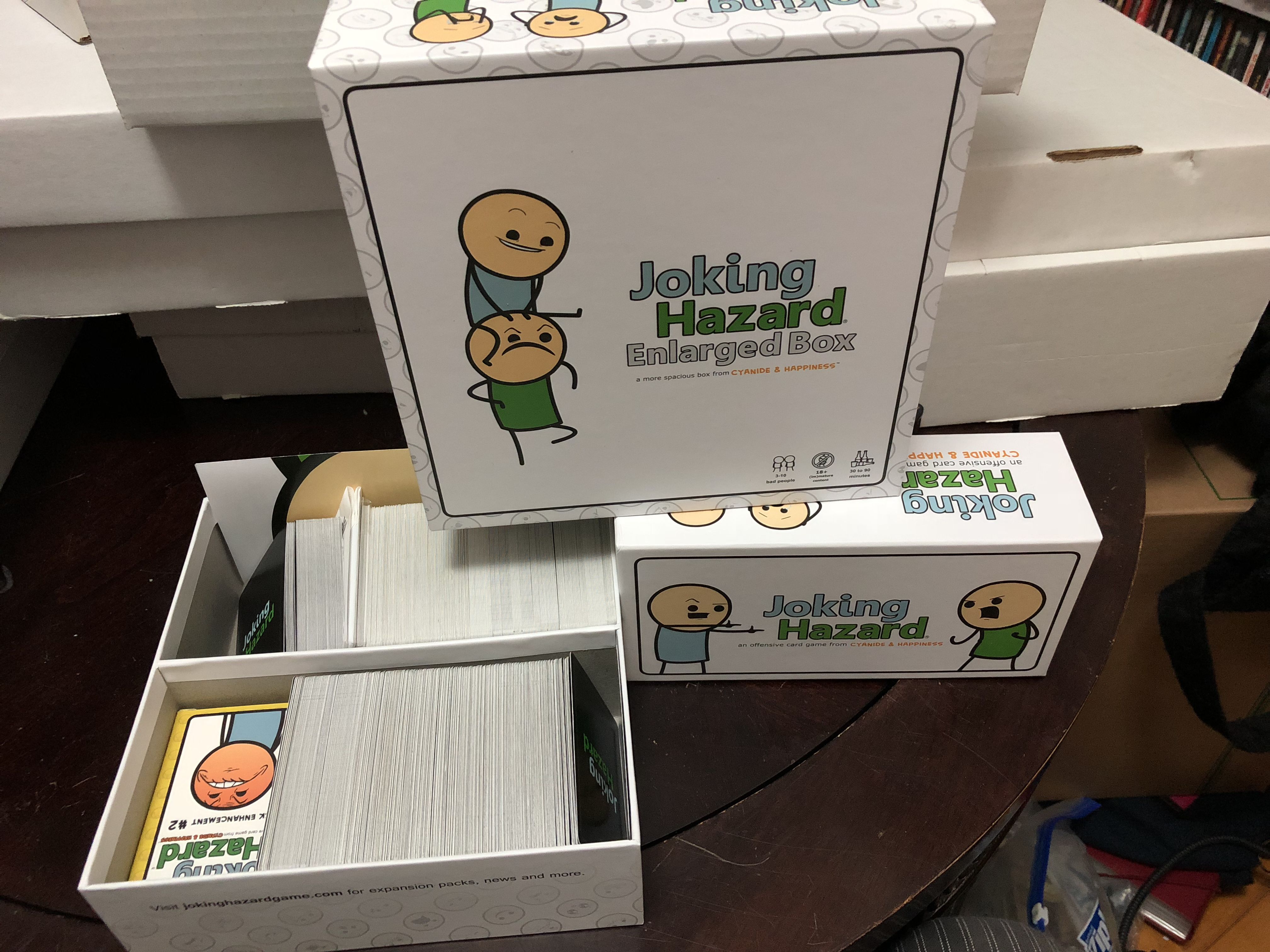 Joking Hazard: Enlarged Box