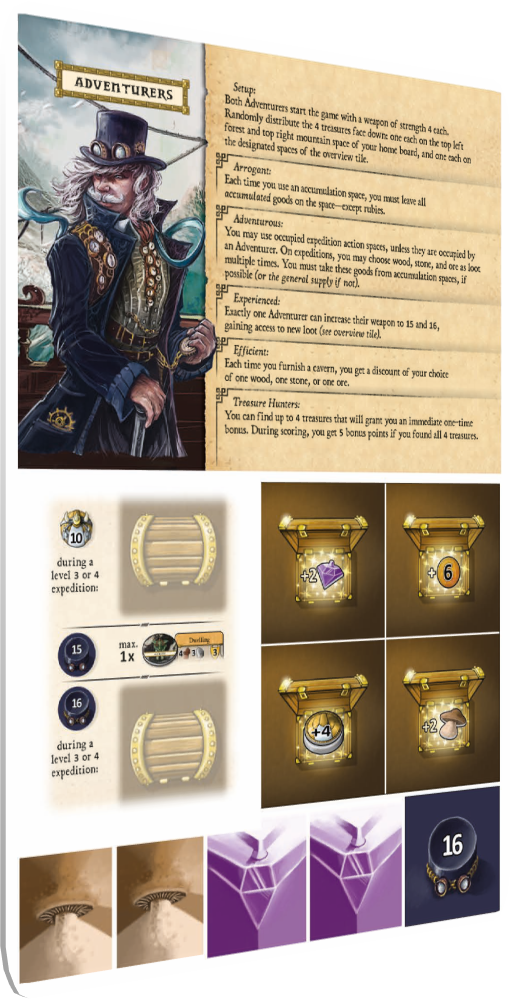 Caverna: The Forgotten Folk – Adventurers Promo