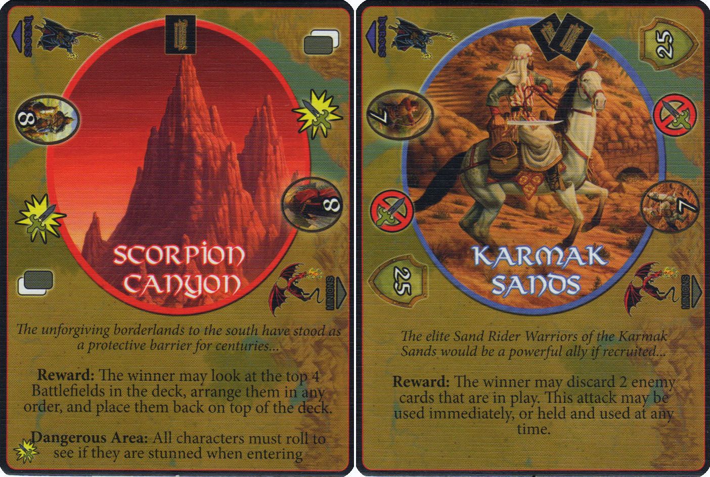 Defenders of the Realm: Battlefields – Scorpion Canyon and Karmak Sands
