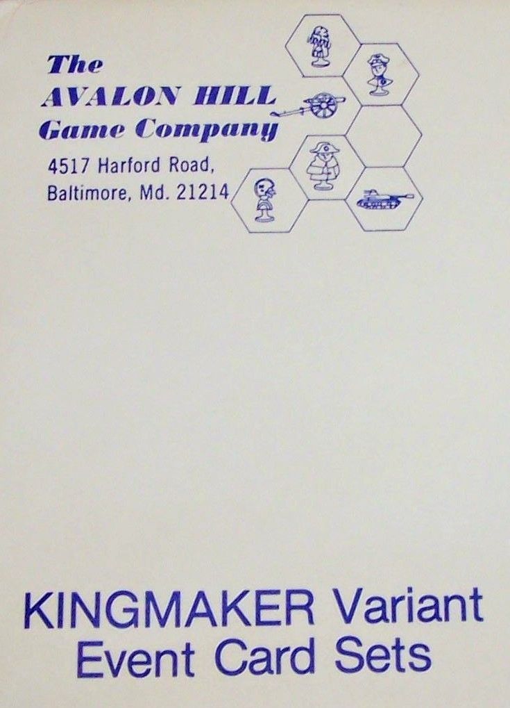 Kingmaker Variant Event Cards