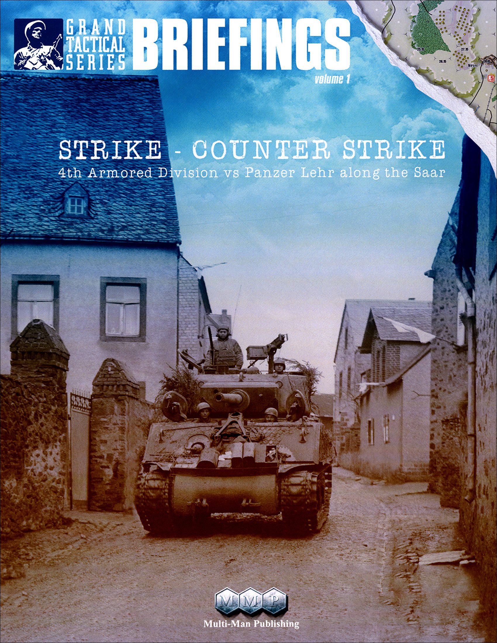 Strike Counter Strike 4th Armored Division vs Panzer Lehr along the Saar Compare Board Game