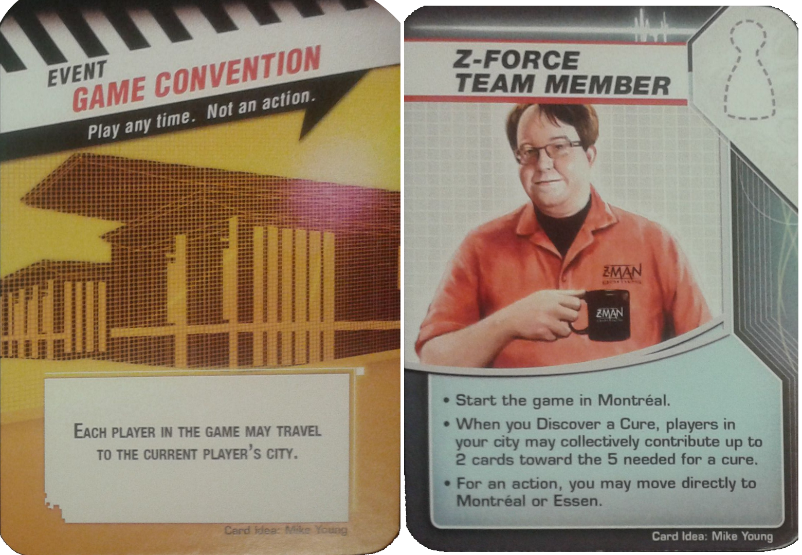 Pandemic: Gen Con 2016 Promos – Z-Force Team Member/Game Convention