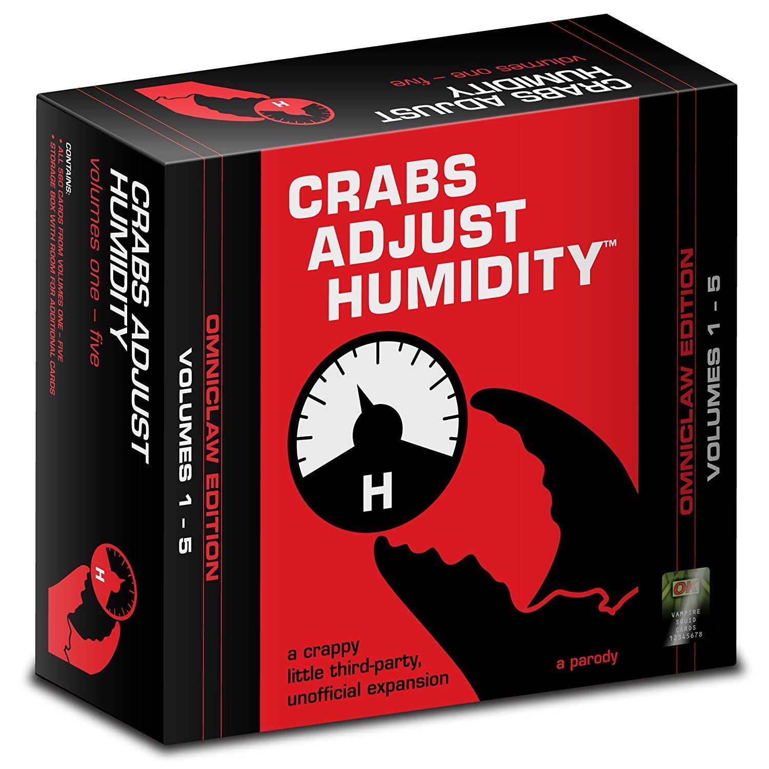 Crabs Adjust Humidity: Omniclaw Edition (unofficial expansion for Cards Against Humanity)