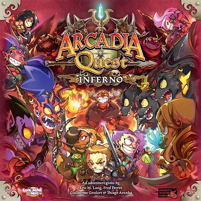 Arcadia Quest Inferno Compare Prices NZ Board Game Oracle