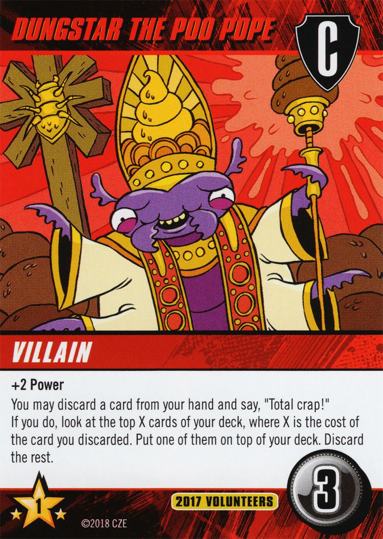 Cerberus Deck-Building Game: Cryptozoic 2017 Volunteer Promo Card