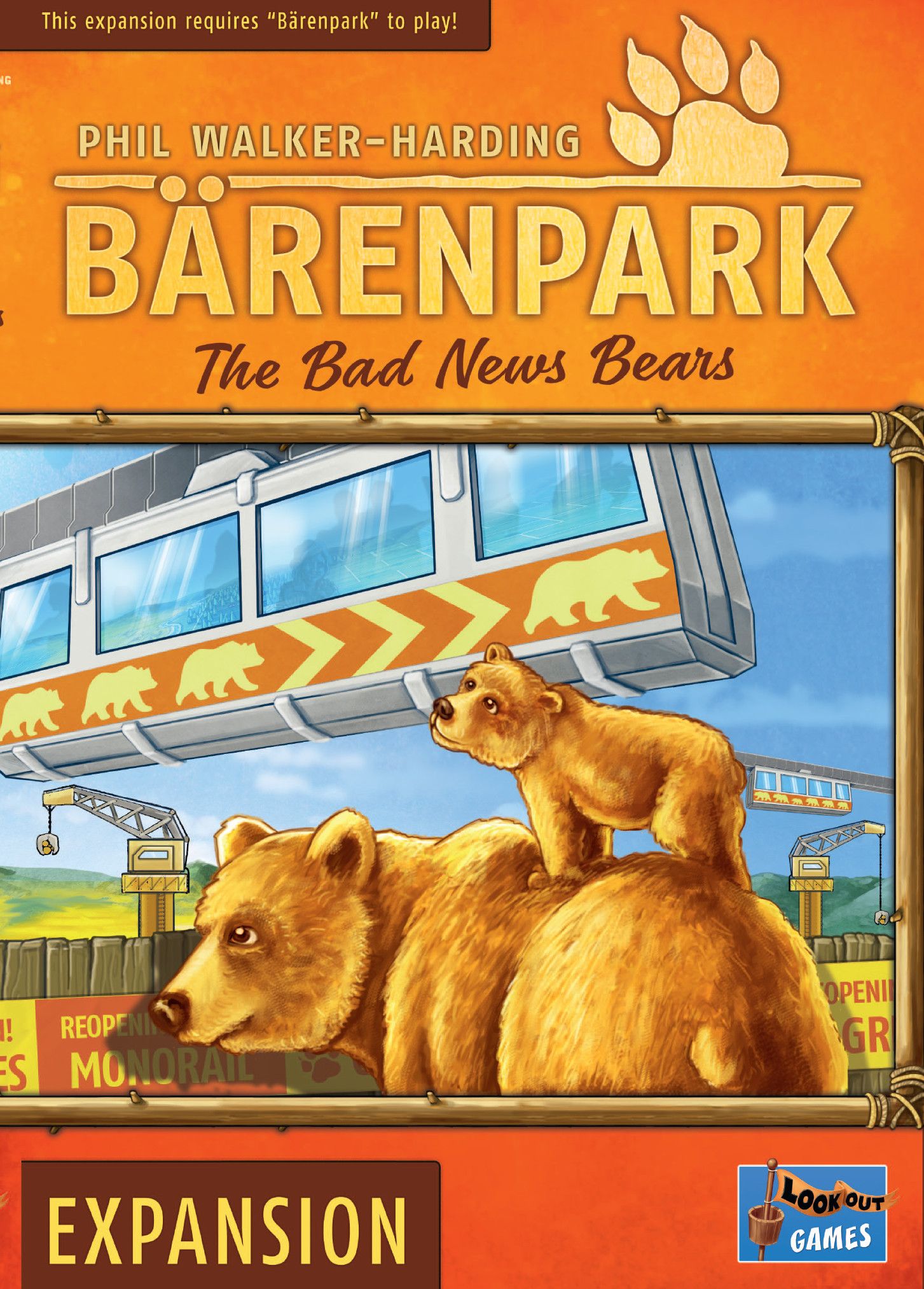 : Barenpark Bad News Bears Board Game Expansion, Strategy Game, Fun Zoo Animal Themed Puzzle Game for Adults and Kids, Ages 8+, 2-4  Players