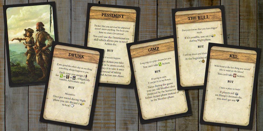 Robinson Crusoe: Adventures on the Cursed Island – Trait Cards I