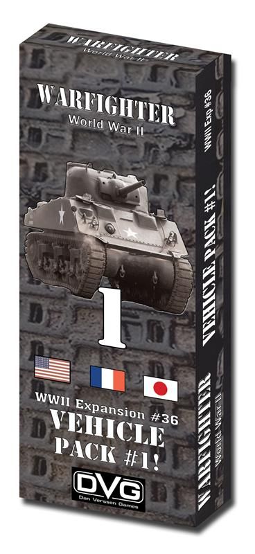 Warfighter: WWII Expansion #36 – Vehicle Pack #1