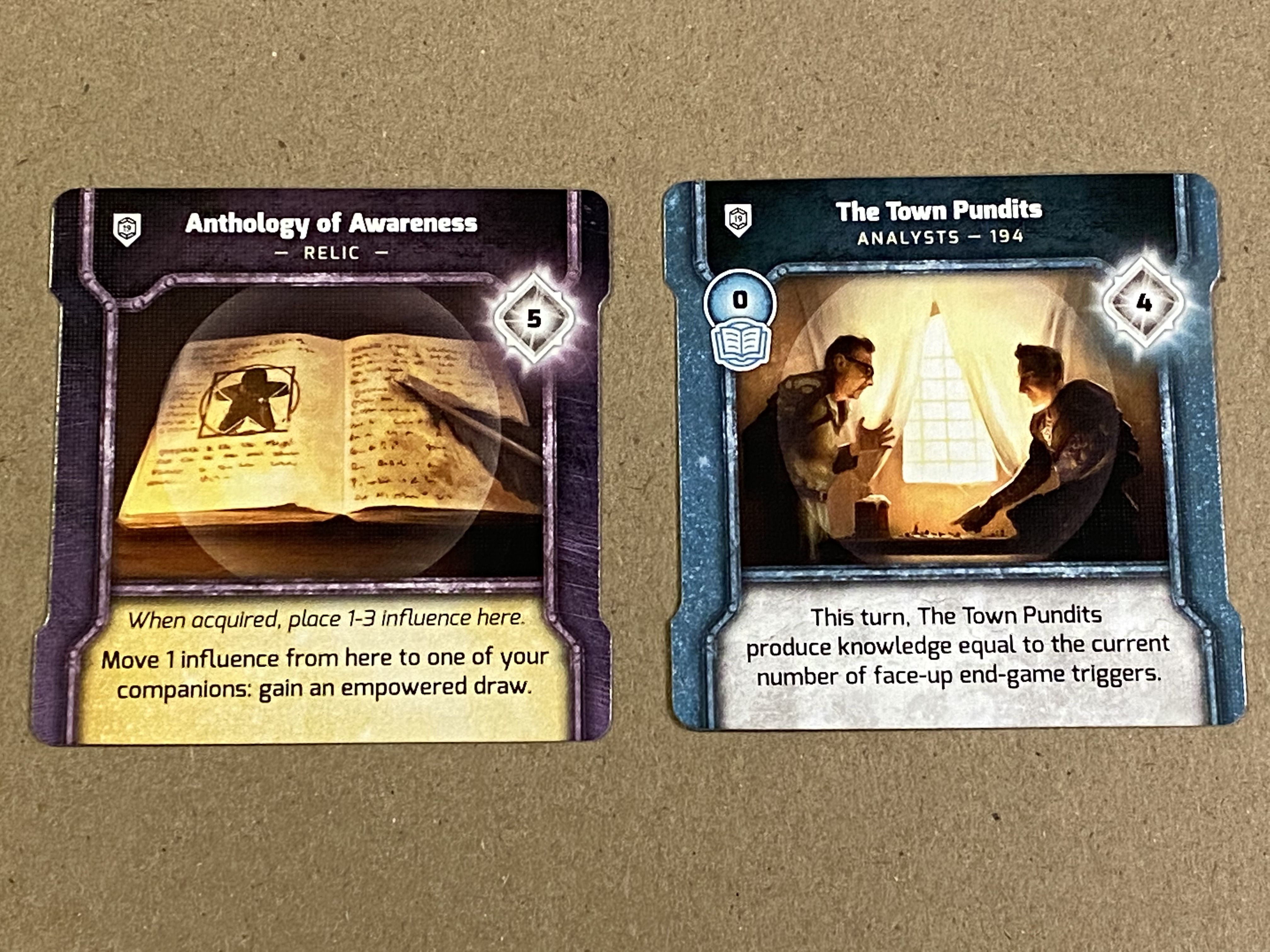 Vindication: Man Vs. Meeple 2019 Promo Cards