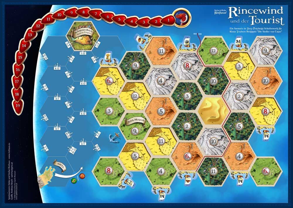 Die Siedler von Catan: Rincewind und der Tourist  /  Die Gilden von Ankh-Morpork
