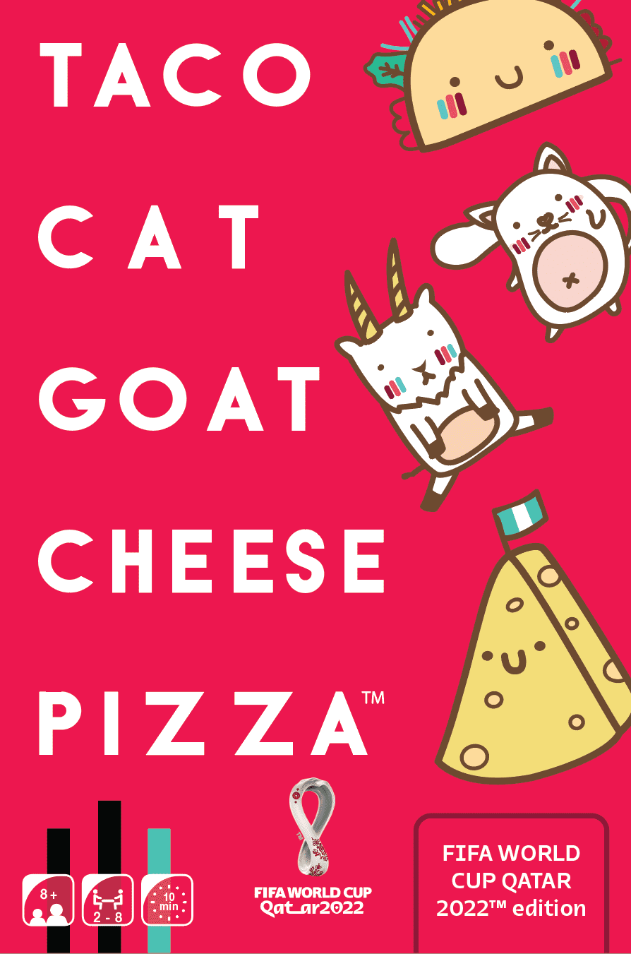 Taco Cat Goat Cheese Pizza FIFA World Cup Qatar 2022 Compare Board
